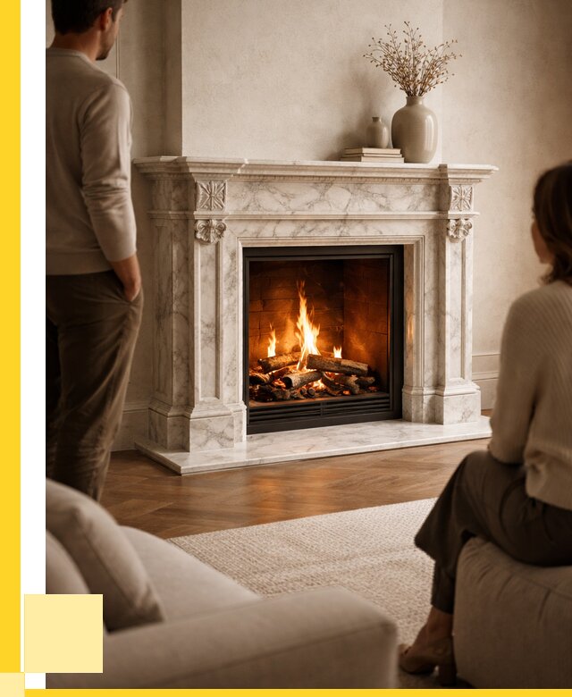 Мраморные камины под ключ в Элисте от 258900 р. | ЭриданЭлс