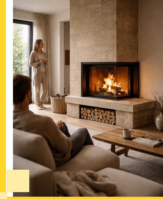 Угловые камины из кирпича установка в Элисте от 155340 р. ЭриданЭлс