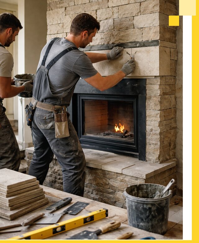 Проектирование и установка открытых каминов в Элисте