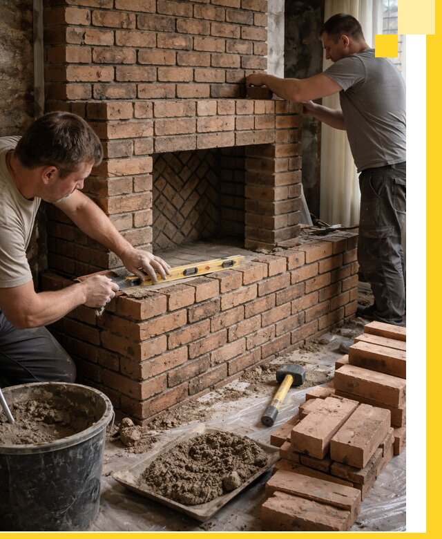 Изготовление и установка кирпичных каминов в Элисте