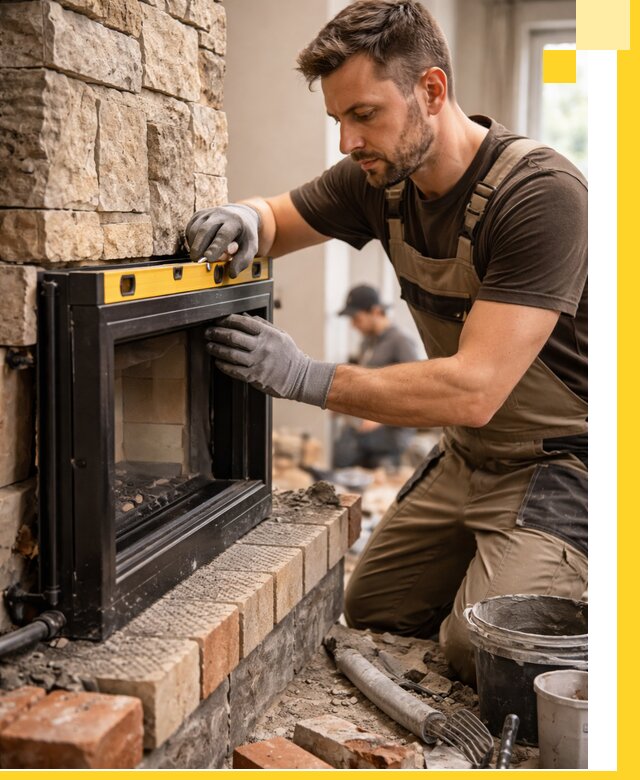 Дровяные камины под ключ в Элисте: монтаж, обустройство