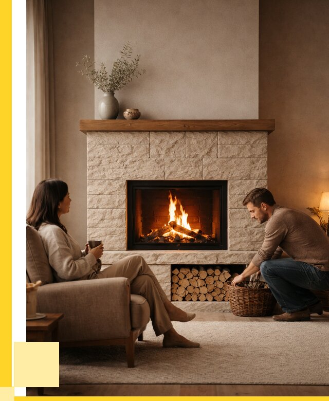 Камины для дома в Элисте под ключ от 155340 р. | ЭриданЭлс