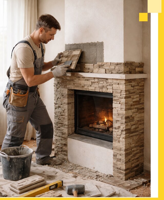 Изготовление и монтаж каминов для дома под ключ в Элисте