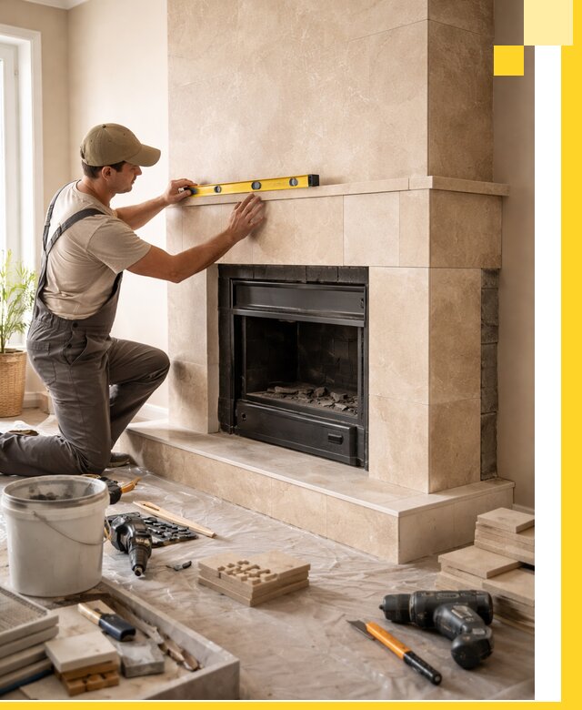 Установка и монтаж каминов в частном доме под ключ в Элисте