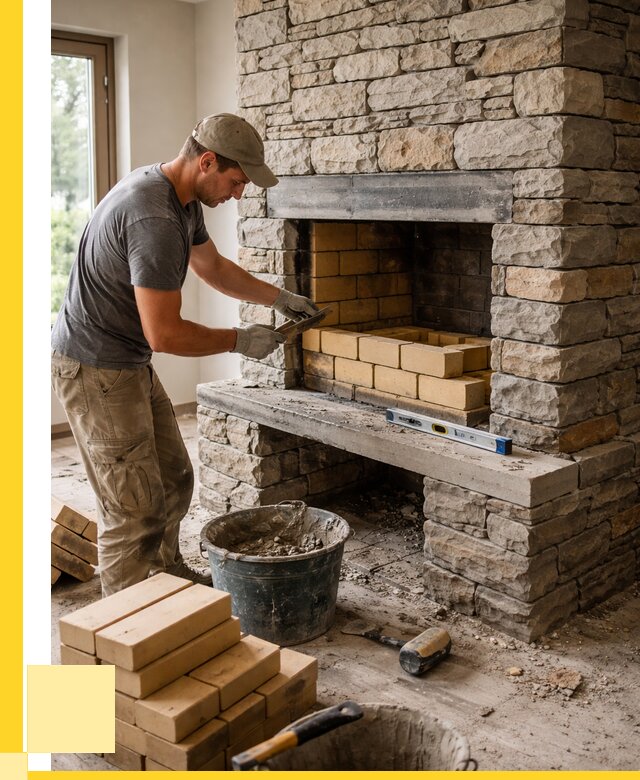 Кладка каминов и камина в Элисте от 25890 р. ЭриданЭлс