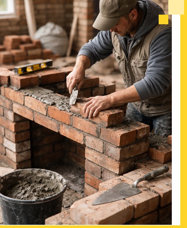 Кладка каминов под ключ в Элисте профессиональная отделка и монтаж