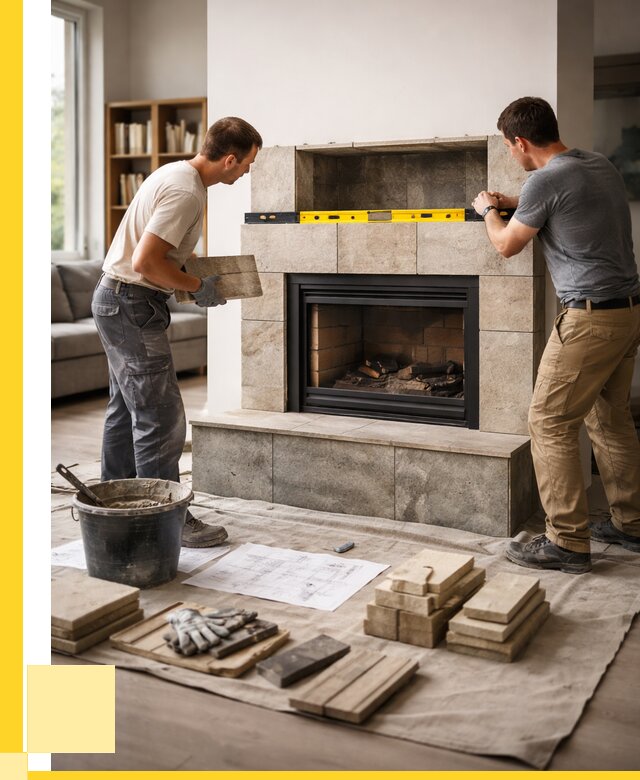 Монтаж каминов и установка в Элисте от 46602 р. | ЭриданЭлс