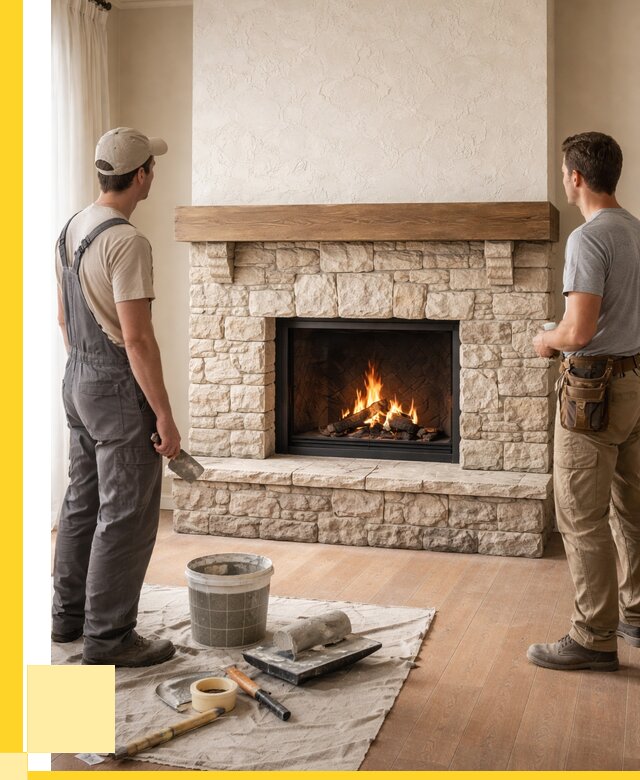 Отделка каминов в Элисте от 6731 р. под ключ | ЭриданЭлс