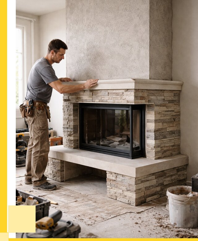 Изготовление каминов под ключ в Элисте от 155340 р. | ЭриданЭлс