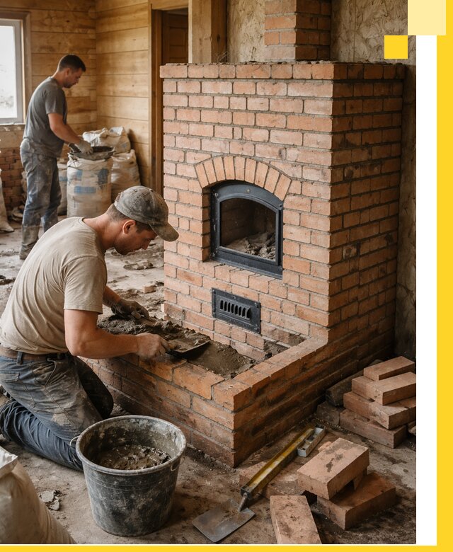 Профессиональное строительство печей в Элисте под ключ