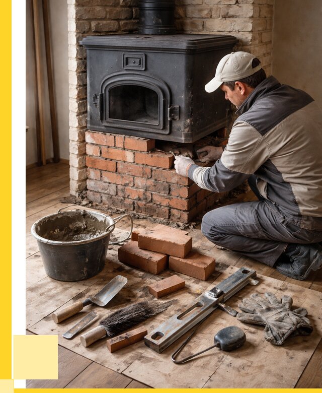 Ремонт печей в Элисте от 12427 р., услуги печника ЭриданЭлс