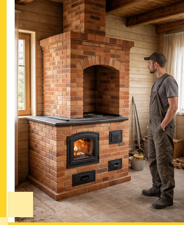 Кирпичные печи в Элисте: купить от 155340 р. | ЭриданЭлс