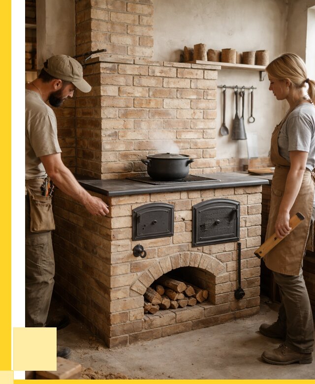 Варочно отопительные печи в Элисте от 93204 р. | ЭриданЭлс