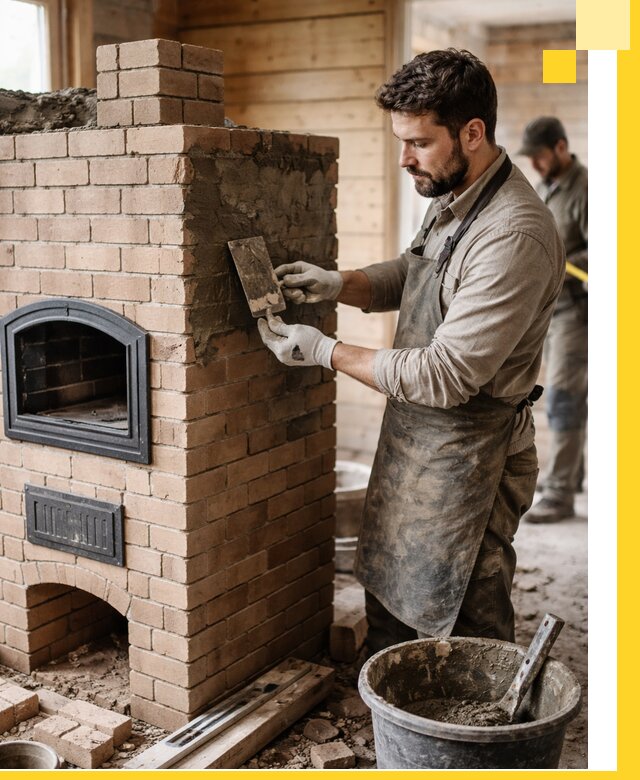 Изготовление и установка печей-шведок под ключ в Элисте