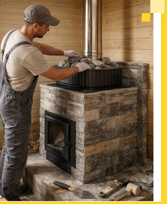 Печи для парной в Элисте, производство, монтаж и обслуживание