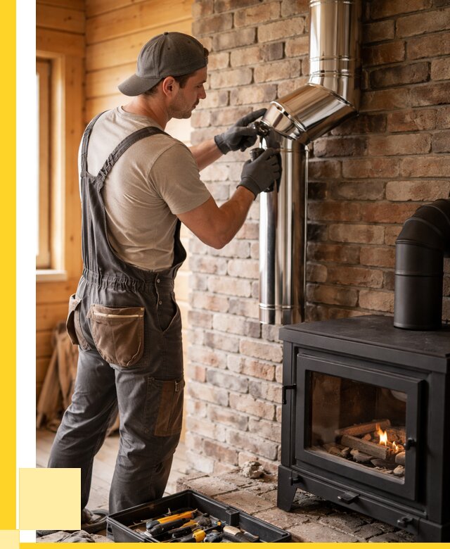 Монтаж дымоходов для печей в Элисте от 7767 р. | ЭриданЭлс