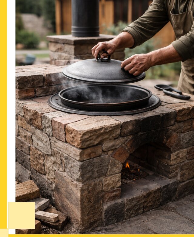 Печи для казана в Элисте по цене от 18641 р. | ЭриданЭлс