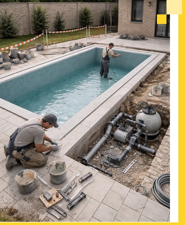 Строительство бассейнов под ключ в Элисте: проекты и монтаж