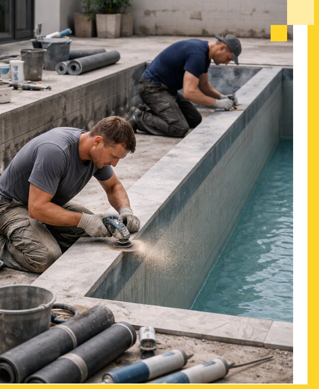 Профессиональный ремонт бассейнов под ключ в Элисте