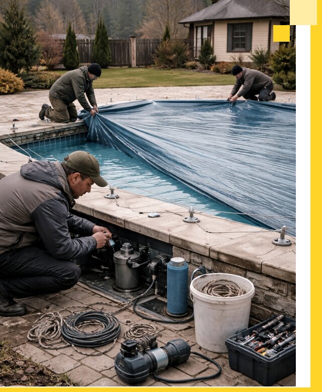 Консервация бассейнов в Элисте: подготовка к длительному хранению