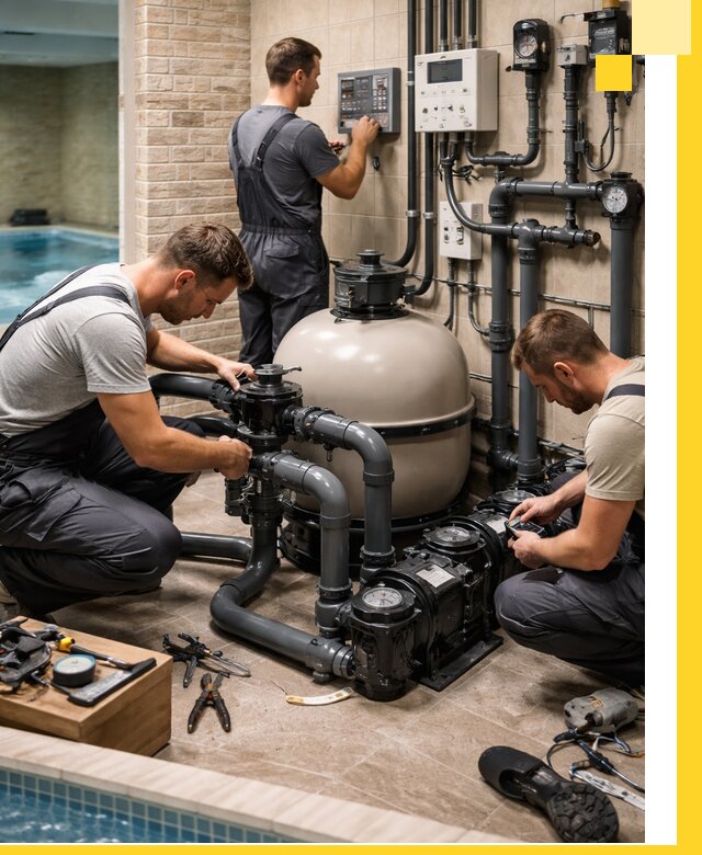 Комплексное оборудование для бассейнов под ключ в Элисте