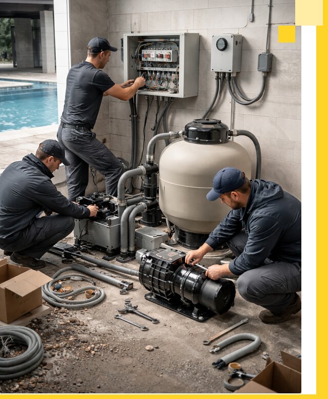 Профессиональный монтаж оборудования для бассейнов в Элисте