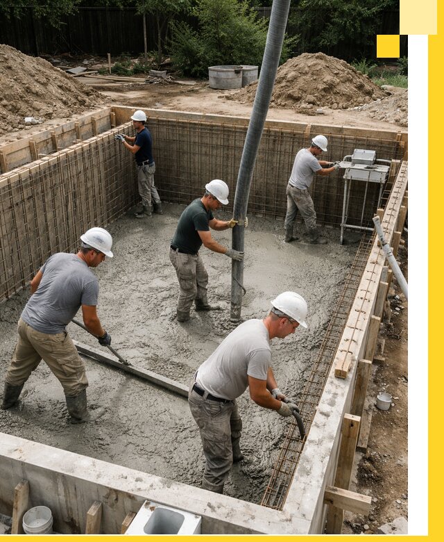 Строительство бетонных бассейнов под ключ в Элисте