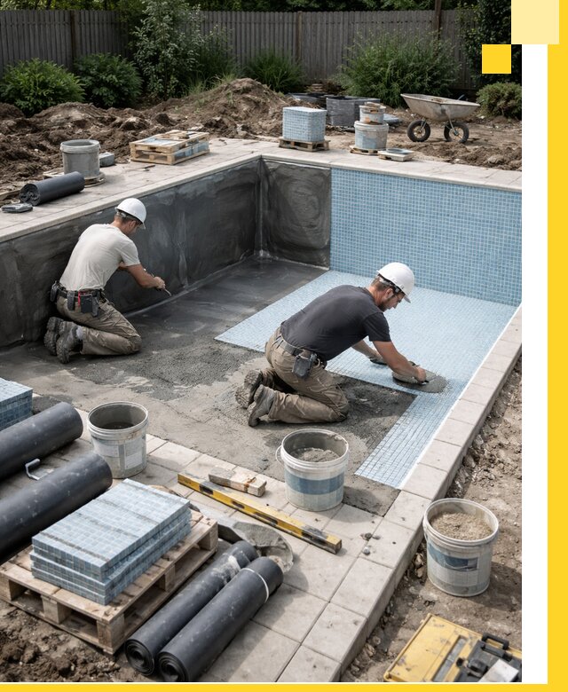 Проектирование и строительство стационарных бассейнов в Элисте