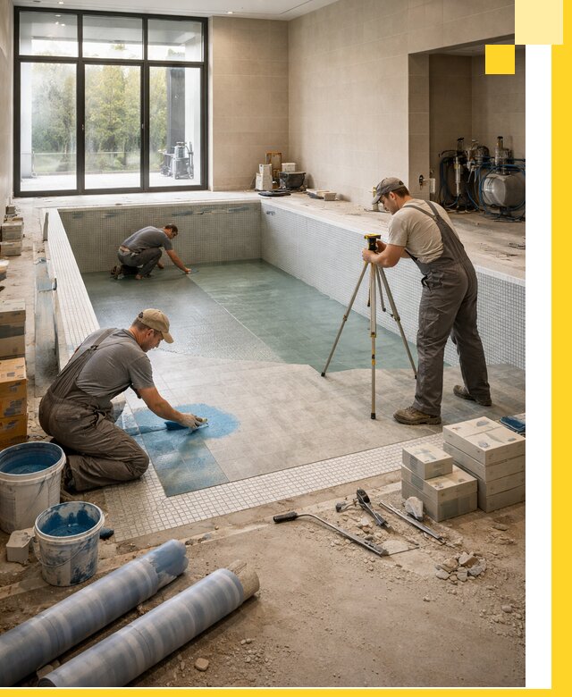 Проект и строительство закрытых бассейнов в Элисте под ключ