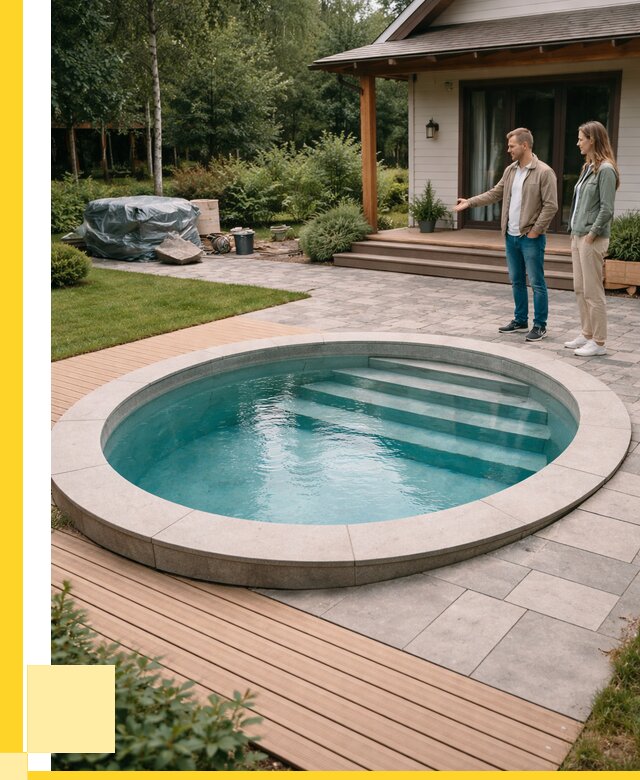 Бассейн на даче под ключ в Элисте от 207120 р., ЭриданЭлс