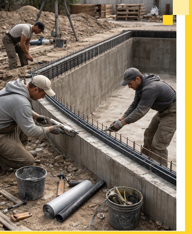 Качественный монтаж чаши бассейна в Элисте под ключ с гарантией