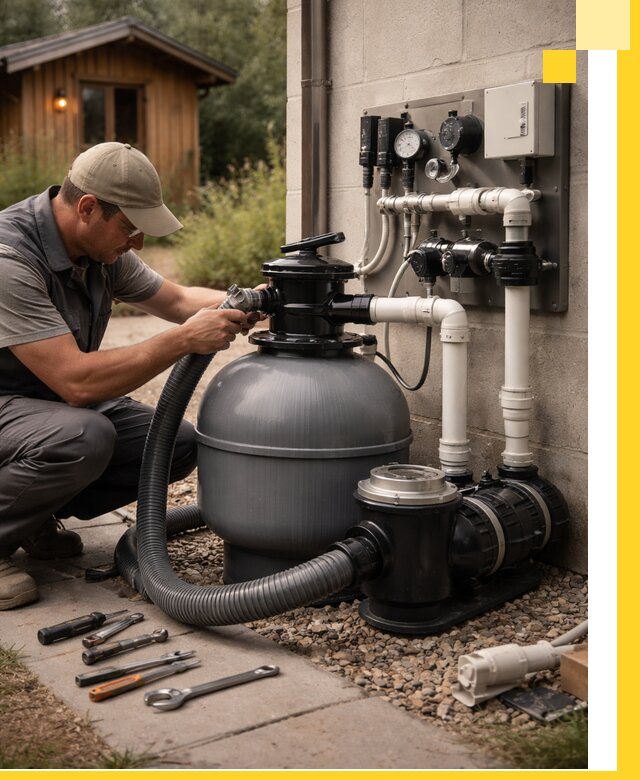 Продажа и монтаж фильтров и насосов для бассейнов в Элисте