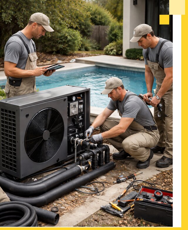 Проектирование и установка тепловых насосов для бассейнов в Элисте