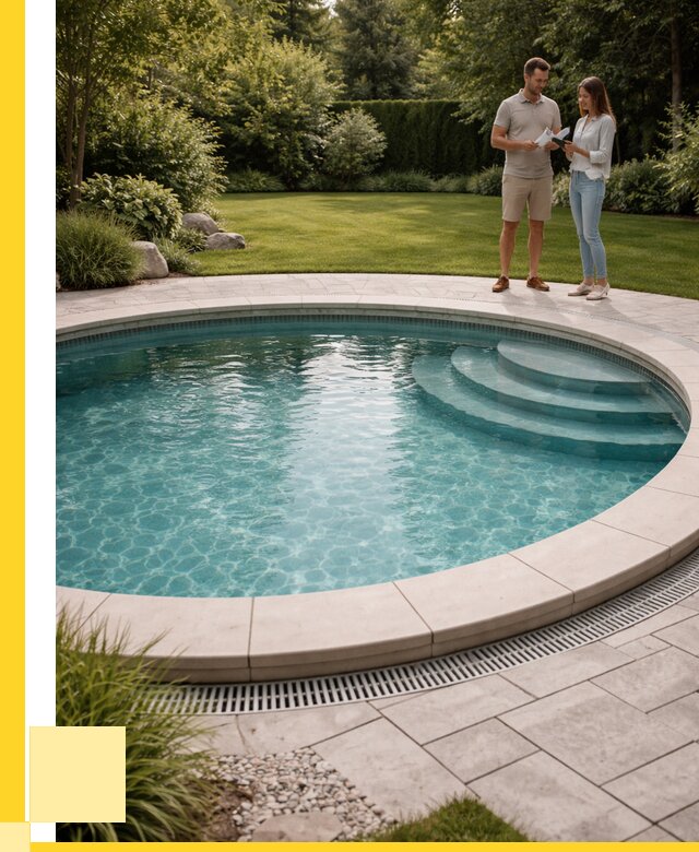 Круглые каркасные бассейны купить в Элисте от 258900 р. | ЭриданЭлс