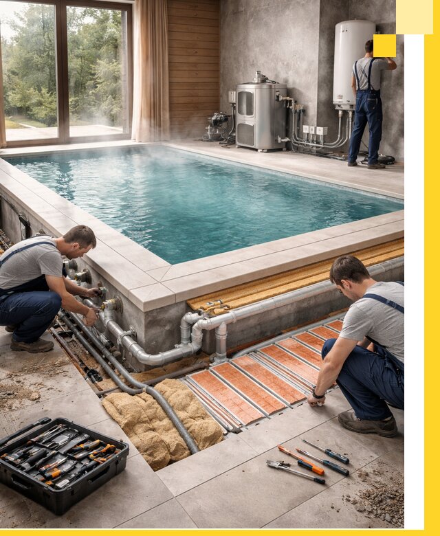 Проектирование и строительство тёплых бассейнов в Элисте