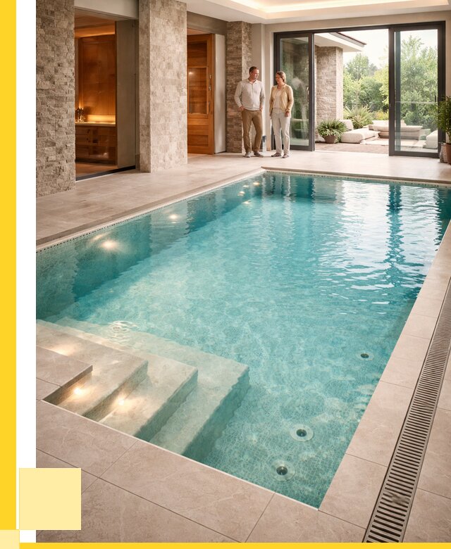 Бассейн во дворе в Элисте: проект, отделка от 1242720 р. | ЭриданЭлс