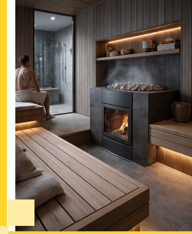 Проект сауны в частном доме в Элисте от 36246 р. | ЭриданЭлс