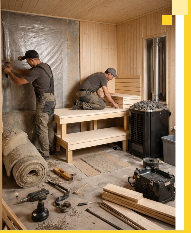 Проекты саун под ключ в Элисте дизайн и строительство