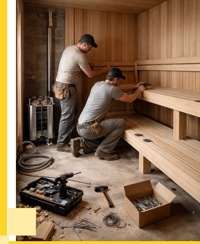 Монтаж саун под ключ в Элисте от 124272 р. | ЭриданЭлс