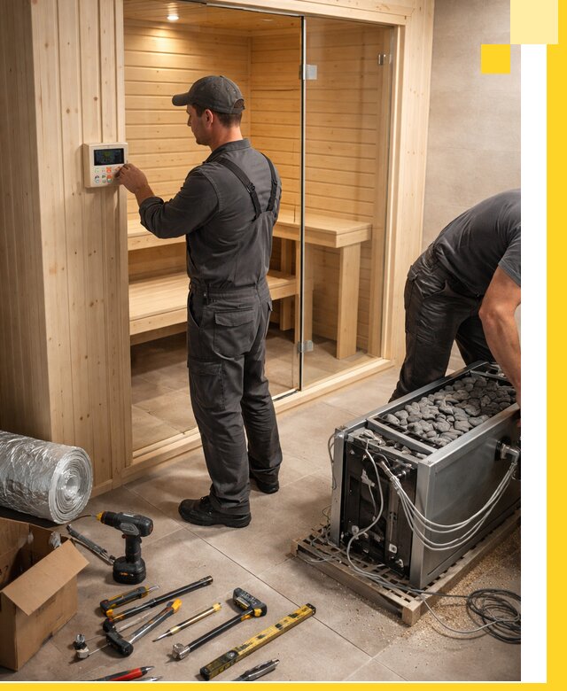 Поставка, установка и монтаж электрических саун в Элисте