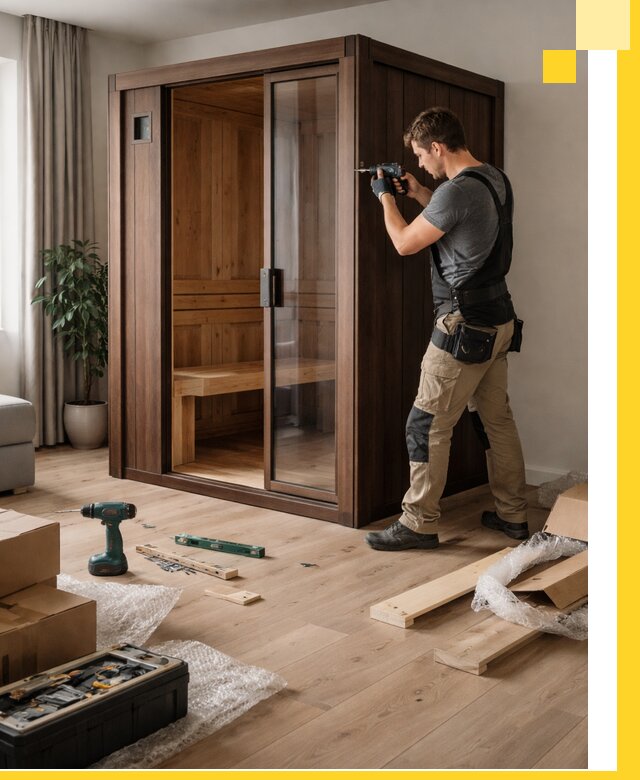 Установка и производство мини саун под ключ в Элисте