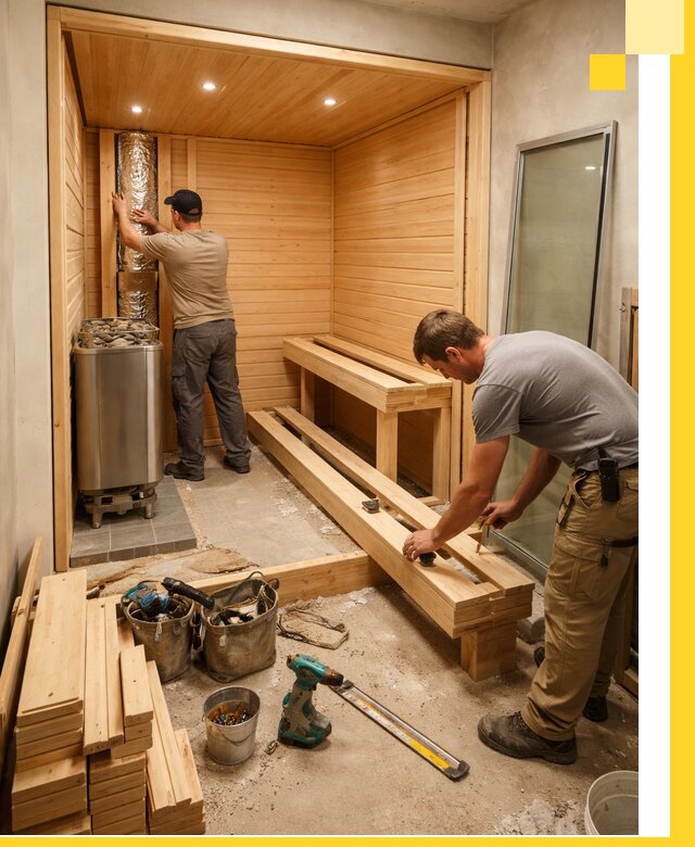 Проектирование и установка домашних саун под ключ в Элисте