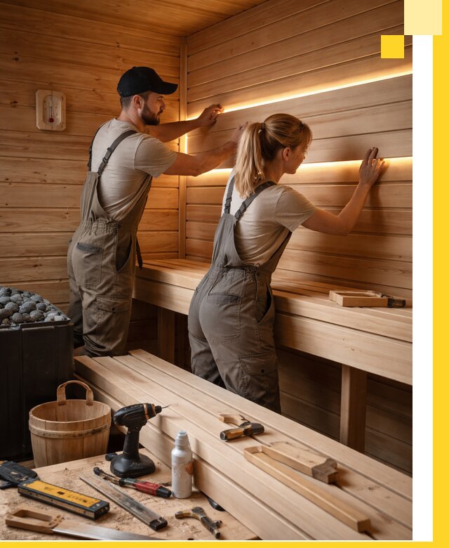 Дизайн саун и бань под ключ с индивидуальным проектом в Элисте