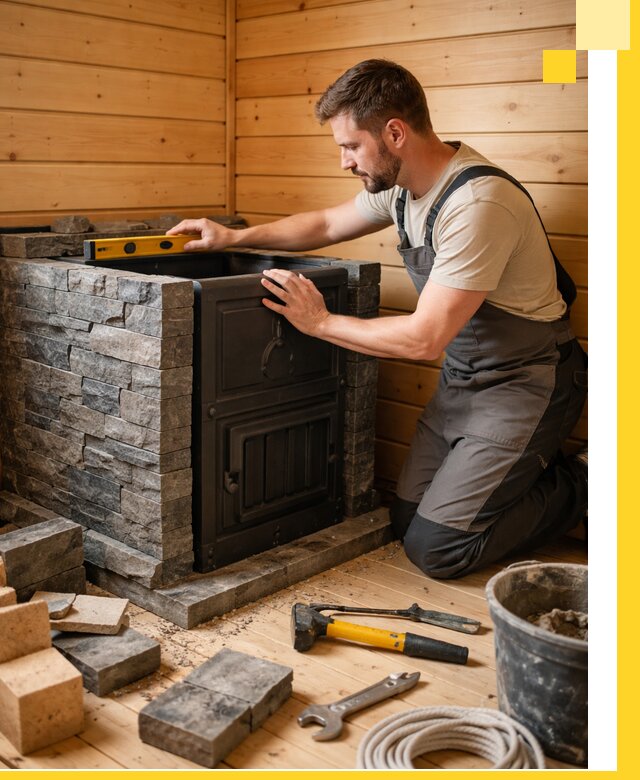 Производство и установка печей для саун под ключ в Элисте