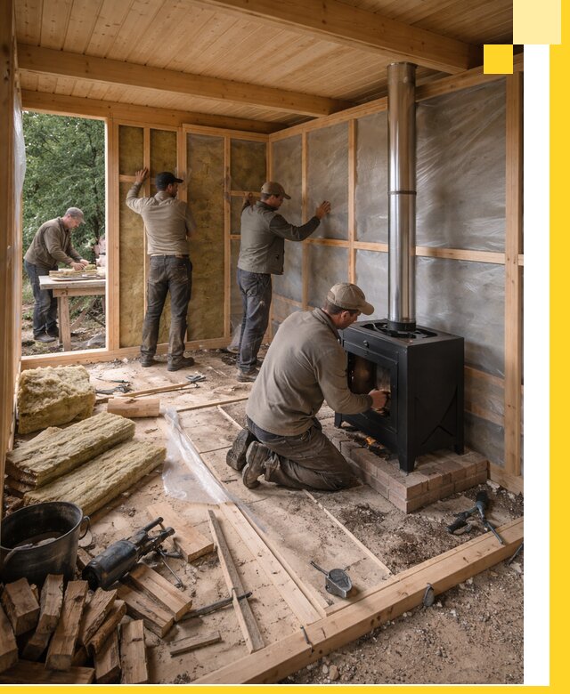 Профессиональный монтаж бань под ключ в Элисте для дома