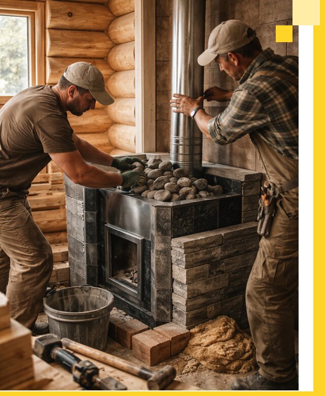 Строительство и отделка русских бань под ключ в Элисте