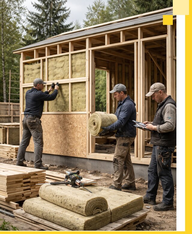 Проектирование и строительство каркасных бань в Элисте под ключ