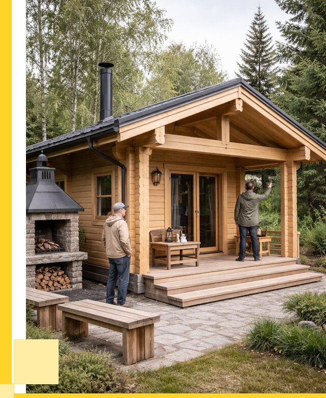 Деревянные бани под ключ в Элисте от 466020 р. | ЭриданЭлс