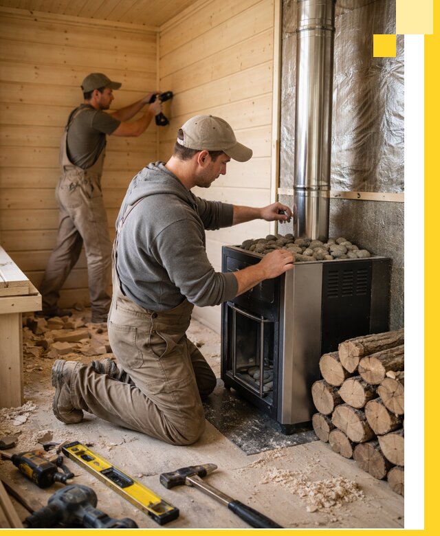 Строительство деревянных бань под ключ в Элисте проекты и монтаж