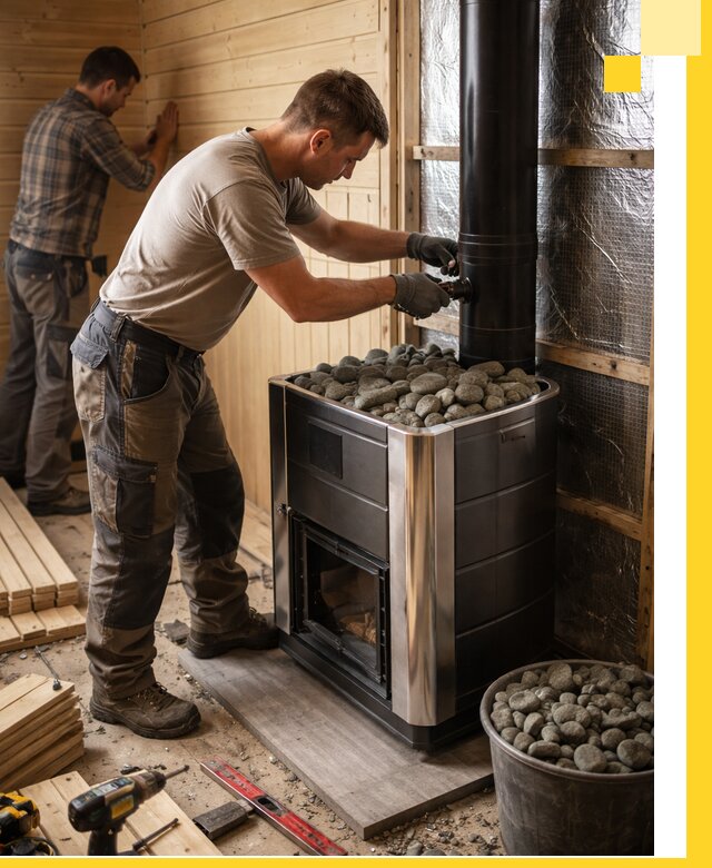 Проектирование и строительство парилок для бани в Элисте под ключ